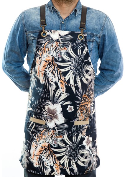 Özel Tasarım Barista Ahşap Seramik Kuaför Önlük 24B Janvan Monapron fiyatları