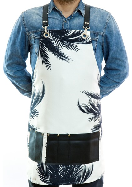 Özel Tasarım Barista Ahşap Seramik Kuaför Önlük 28B Lucas Monapron fiyatları