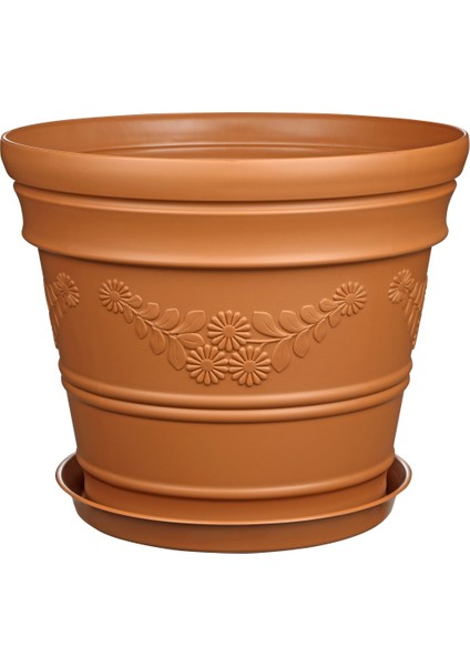 Papatya Desen Antik Saksı 21 Litre