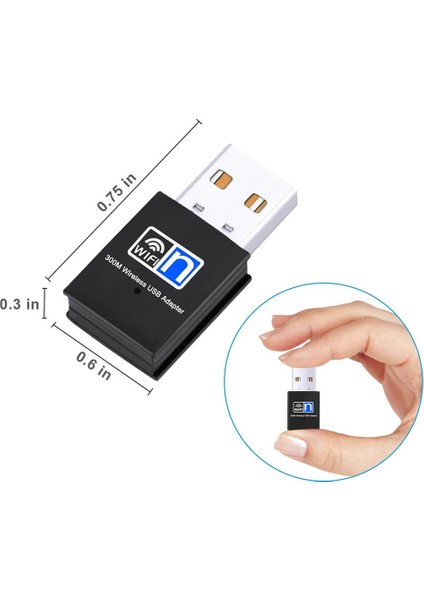 300MBPS Wireless USB Wifi Adaptör Dongle Network Lan Aparatı fiyatları