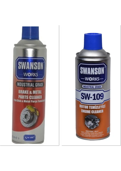 Swanson Works Balata Sprey Motor Temizleyici Bakım Seti