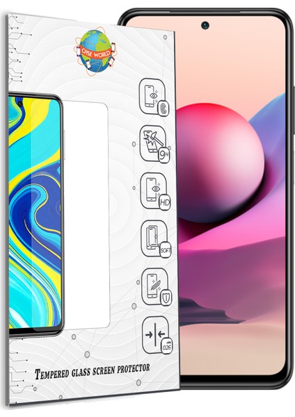 Caseworld Xiaomi Redmi Note 10S Temperli Ekran Koruyucu Kırılmaz Cam fiyatları
