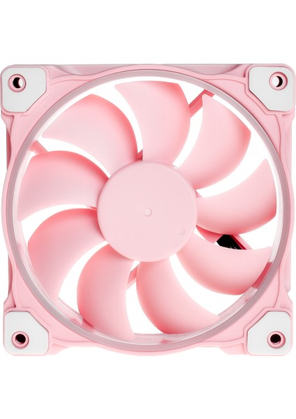 ZF-12025 Piglet Pink 12CM 4pin Pwm Pembe Kasa Fanı