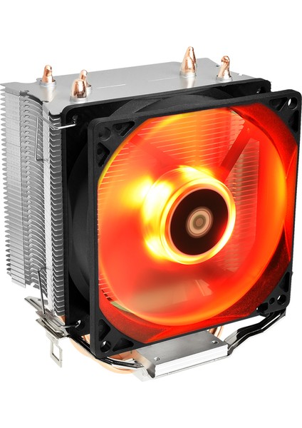SE-913-R Intel/amd Uyumlu 4 Pin Pwm Rgb Işlemci Soğutucu