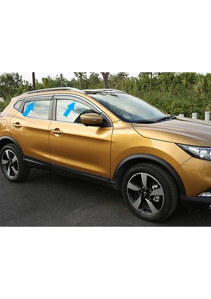 Nissan Qashqai Cam Rüzgarlığı Krom 2014+