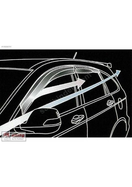 Honda Crv Cam Rüzgarlığı Mugen 4.lü 07-12