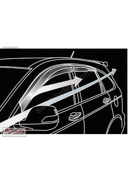 Dacia Sandero Cam Rüzgarlığı Mugen 4.lü 2013+ modelleri