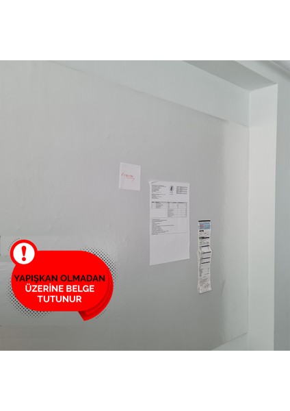 Akıllı Kağıt - 150x300 Cm Beyaz, 2 Adet Taşınabilir Pratik Kullanışlı, Yazılıp Silinen Yazı Tahtası 63040700010 fiyatları