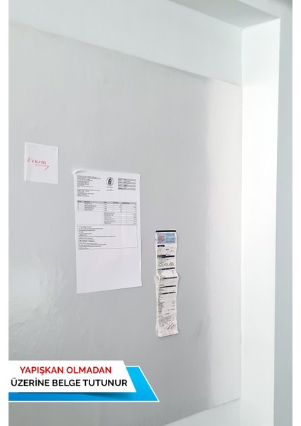 Beyaz Yapışkansız Tutunan Akıllı Kağıt 100 x 120