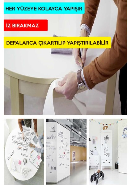 Statik Kağıt 120 X 100 Cm Beyaz (1 Alana 1 Hediye)