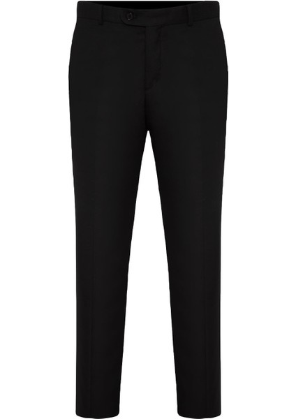 Slim Fit Siyah Erkek Pantolon