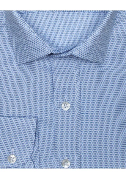 Slim Fit Armür Desenli Erkek Gömlek fiyatları