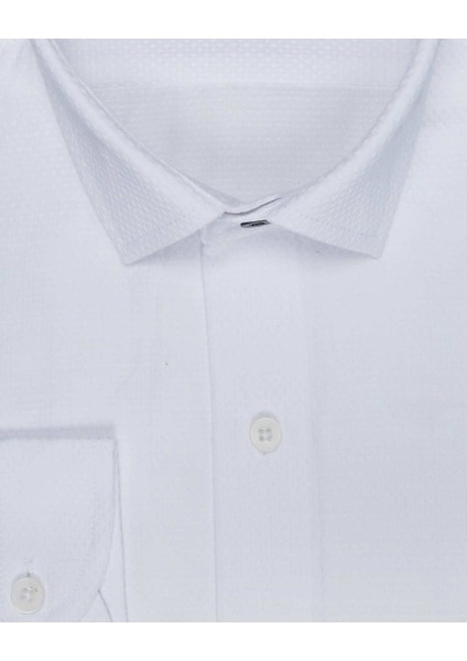 Slim Fit Armür Desenli Erkek Gömlek fiyatları