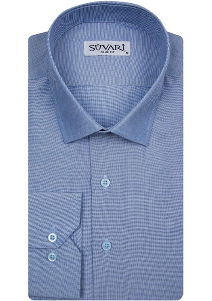Slim Fit Filafil Erkek Gömlek