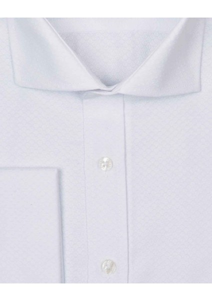 Slim Fit Armür Desenli Erkek Gömlek fiyatları