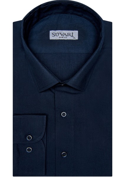 Slim Fit Filafil Erkek Gömlek