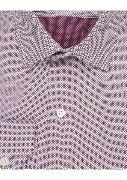 Slim Fit Armür Desenli Erkek Gömlek fiyatları