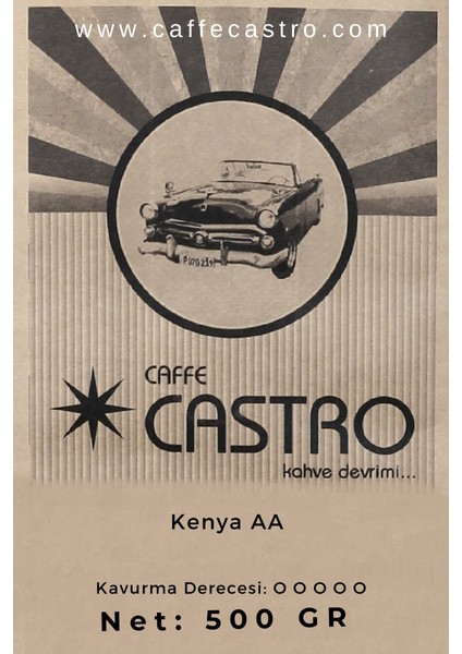 Kenya Aa Plus Kahve 500 gr