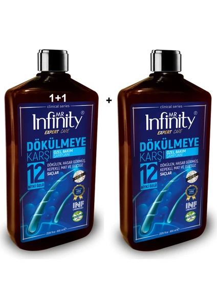 Mr Infinity Özel Pure Bakım Şampuanı 800 Ml x 2 Adet- ( )