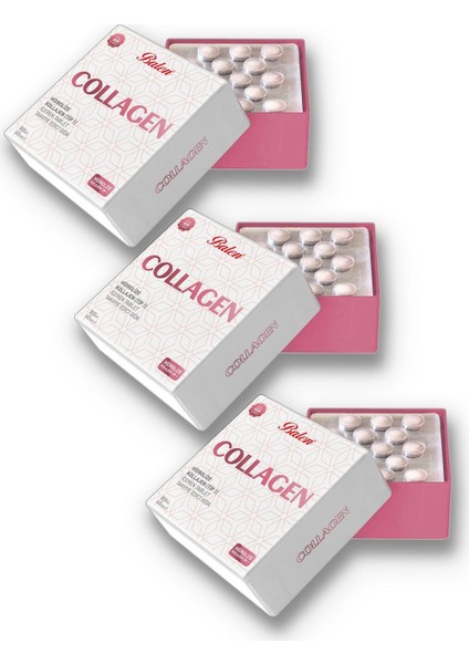 Collagen Kollajen Hidrolize Tip 1 800 Mg 60 Tablet x 3 Adet