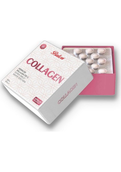 Collagen Kollajen Hidrolize Tip 1 800 Mg 60 Tablet x 3 Adet