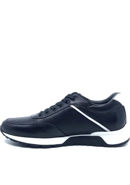 Sneakers Siyah Hakiki Deri Erkek Ayakkabı 2514 306 922 fırsatları