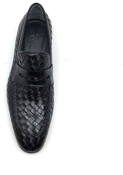 Özel Örgülü Klasik Erkek Ayakkabı 2090 795 Siyah modelleri