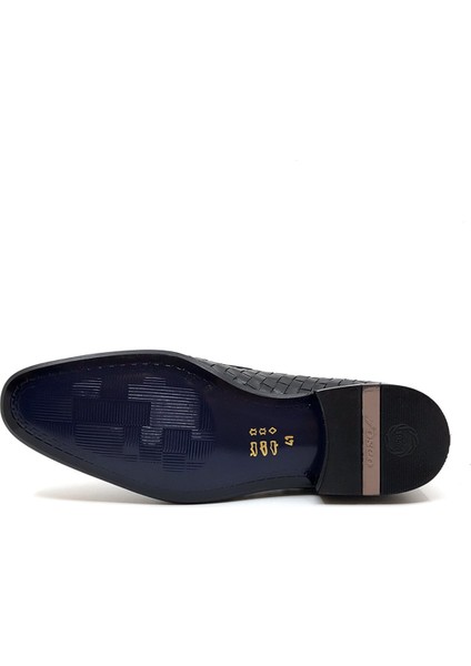 Özel Örgülü Klasik Erkek Ayakkabı 2090 795 Siyah indirimleri
