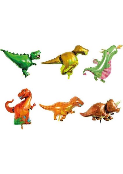 Folyo Balon Doğum Günü Balonu Parti Balonu 6'lı Set 35 cm