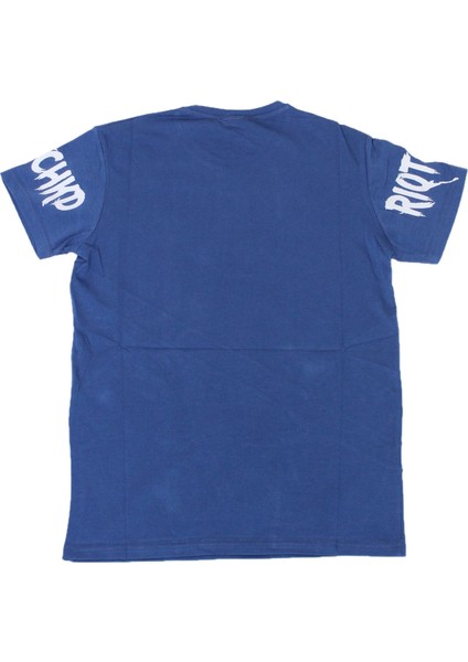 Bisiklet Yaka Erkek TshirtKoyu Mavi fiyatları