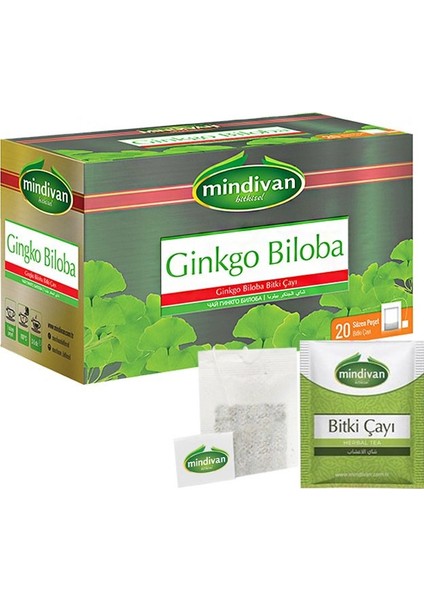 Ginkgo Biloba Çayı 20'li Bitki Çayı