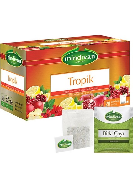 Tropik Orman Meyveli Çayı 20'li Bitki Çayı