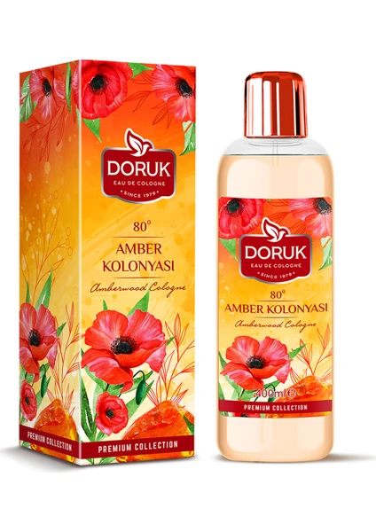 Doruk 400ml Pet Amber Kolonyası