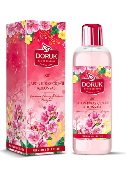 Doruk 400ml Japon Kiraz Çiçeği Kolonyası