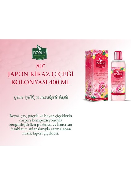 400ml Japon Kiraz Çiçeği Kolonyası