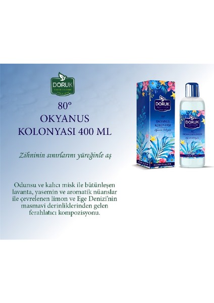 Doruk 400ml Pet Okyanus Kolonyası