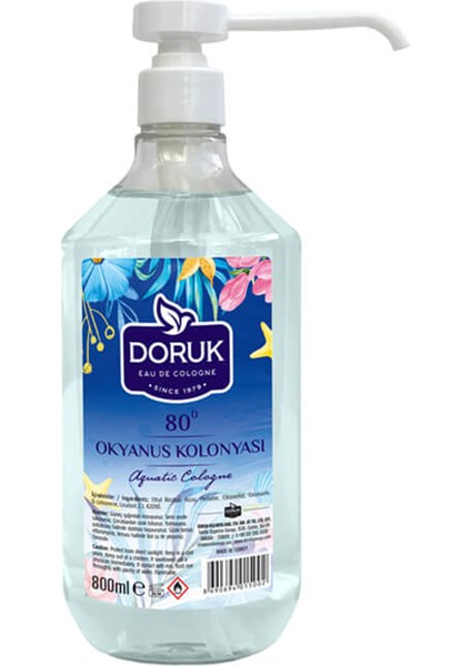 Okyanus Kolonyası 80° Püskürtmeli 800 ml