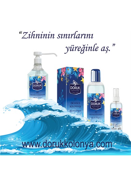 Okyanus Kolonyası 80° Püskürtmeli 800 ml