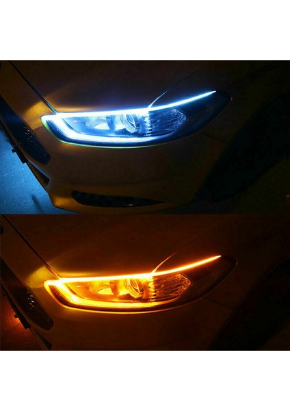 Opel Vectra C Far Üstü Kayar LED Selamlamalı