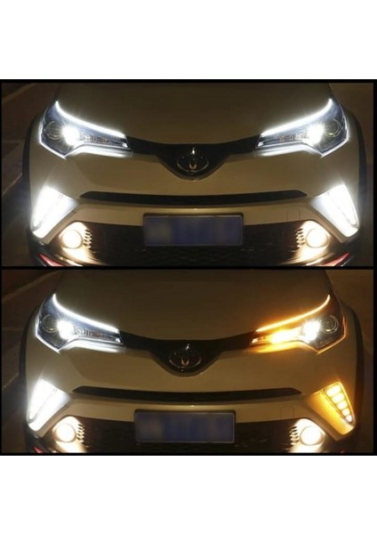 Citroen C4 2012 Far Üstü Kayar LED Selamlamalı