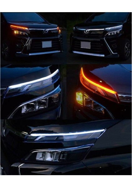 Citroen C4 2012 Far Üstü Kayar LED Selamlamalı
