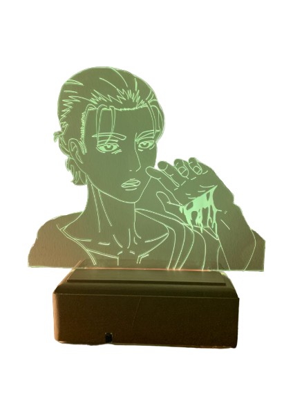 Eren Jaeger Aot 16 Renk Gece Lambası