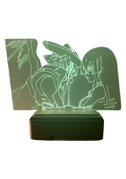 Akame Ga Kill! Katsumi & Akame 16 Renk Gece Lambası