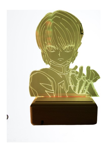 Kurapika Hunter X Hunter 16 Renk Gece Lambası