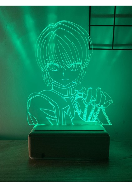 Kurapika Hunter X Hunter 16 Renk Gece Lambası