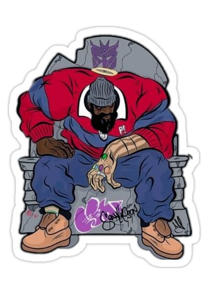 Sean P Sticker Araba Oto Arma Duvar Sticker Ev Dekoratif Çıkartma 15 cm