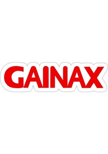 Gainax Logo Sticker Araba Oto Arma Duvar Sticker Ev Dekoratif Çıkartma 15 cm