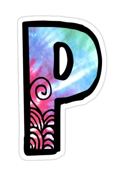 P Sticker Araba Oto Arma Duvar Sticker Ev Dekoratif Çıkartma 15 cm