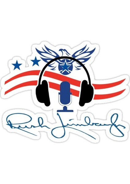 Rush Limbaugh Sticker Araba Oto Arma Duvar Sticker Ev Dekoratif Çıkartma 15 cm