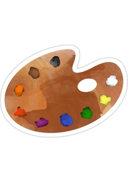 Palet Sticker Araba Oto Arma Duvar Sticker Ev Dekoratif Çıkartma 15 cm